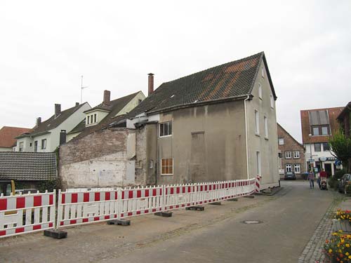 Dammstraße 2 nach dem Abbruch, 2011